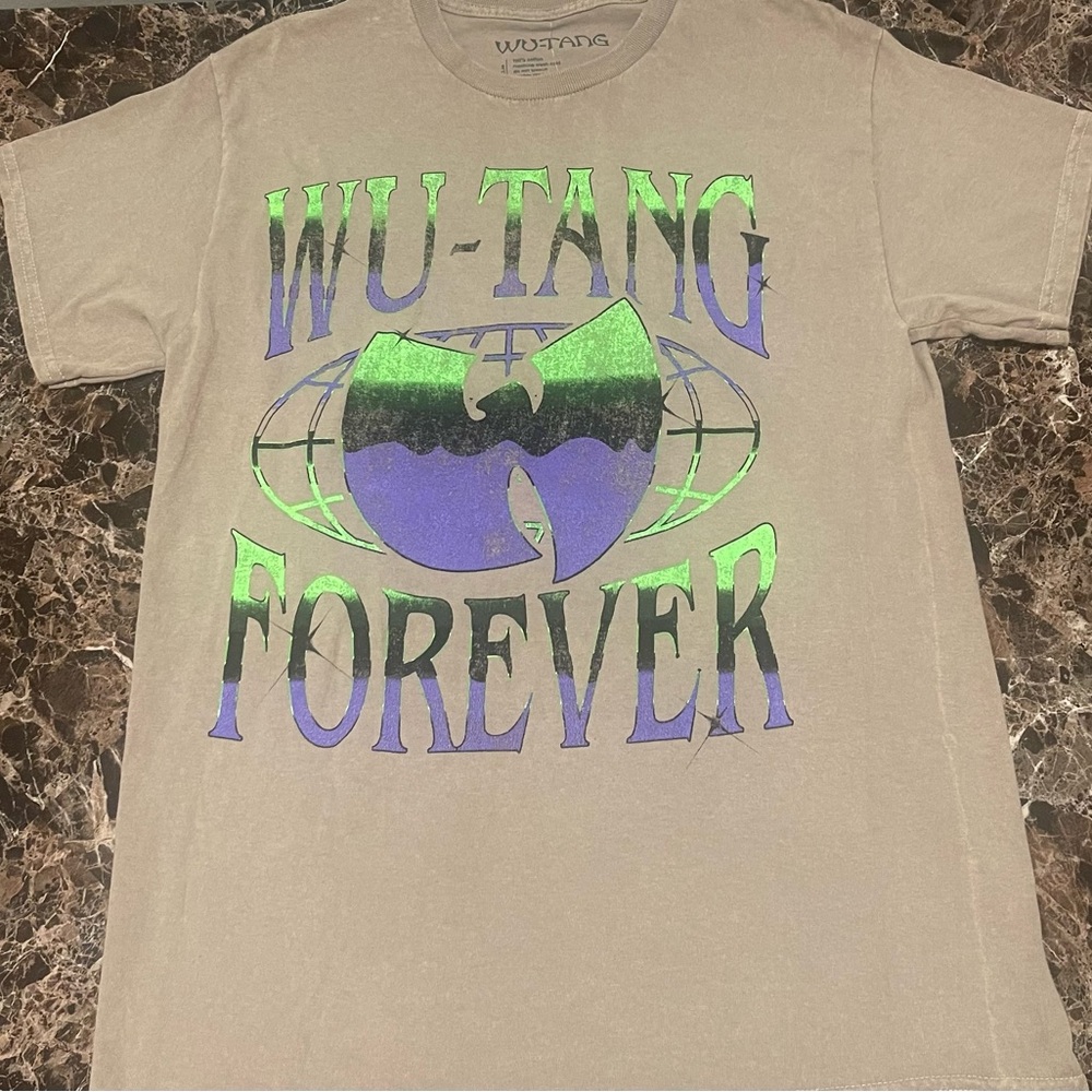 Gray and Green Short Sleeve Tees Casual Style